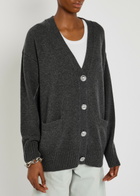 Rabanne Wool-cashmere Cardigan Grey