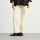 DUNST Women's Brushed Straight Jeans in Cream