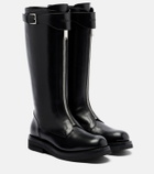McQueen Countryside leather knee-high boots