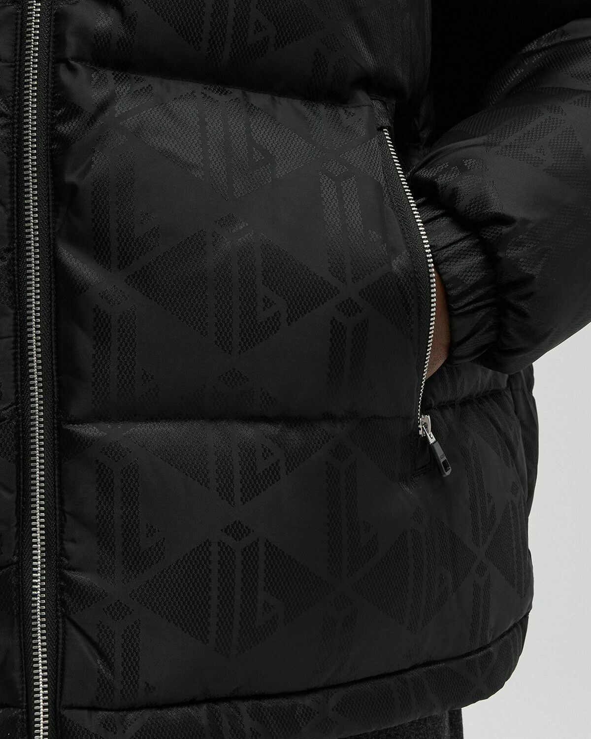 ダウンジャケット LACOSTE 24FW Black Logo Puffer Padding Jacket BH2909 031 Men's Water-Repellent Hooded Puffer Jacket - Jackets & Coats