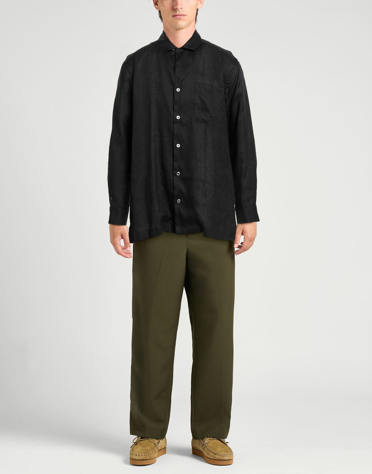 Lardini Mens Shirt in Black