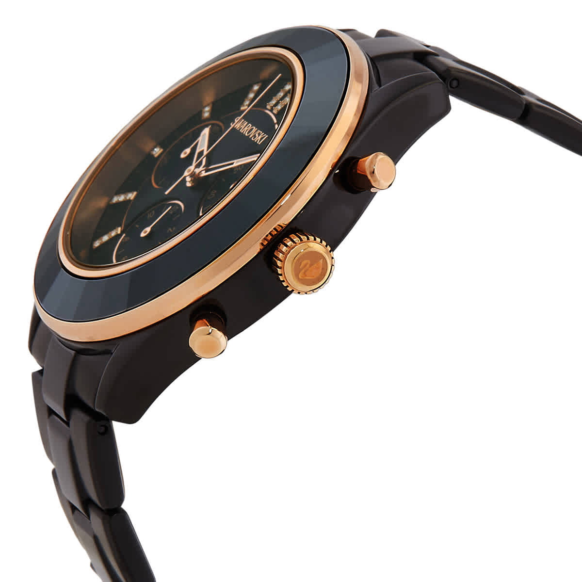 Swarovski Octea Lux Sport Chronograph Quartz Crystal Black