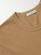 JAMES PERSE - Combed Cotton-Jersey T-Shirt - Brown