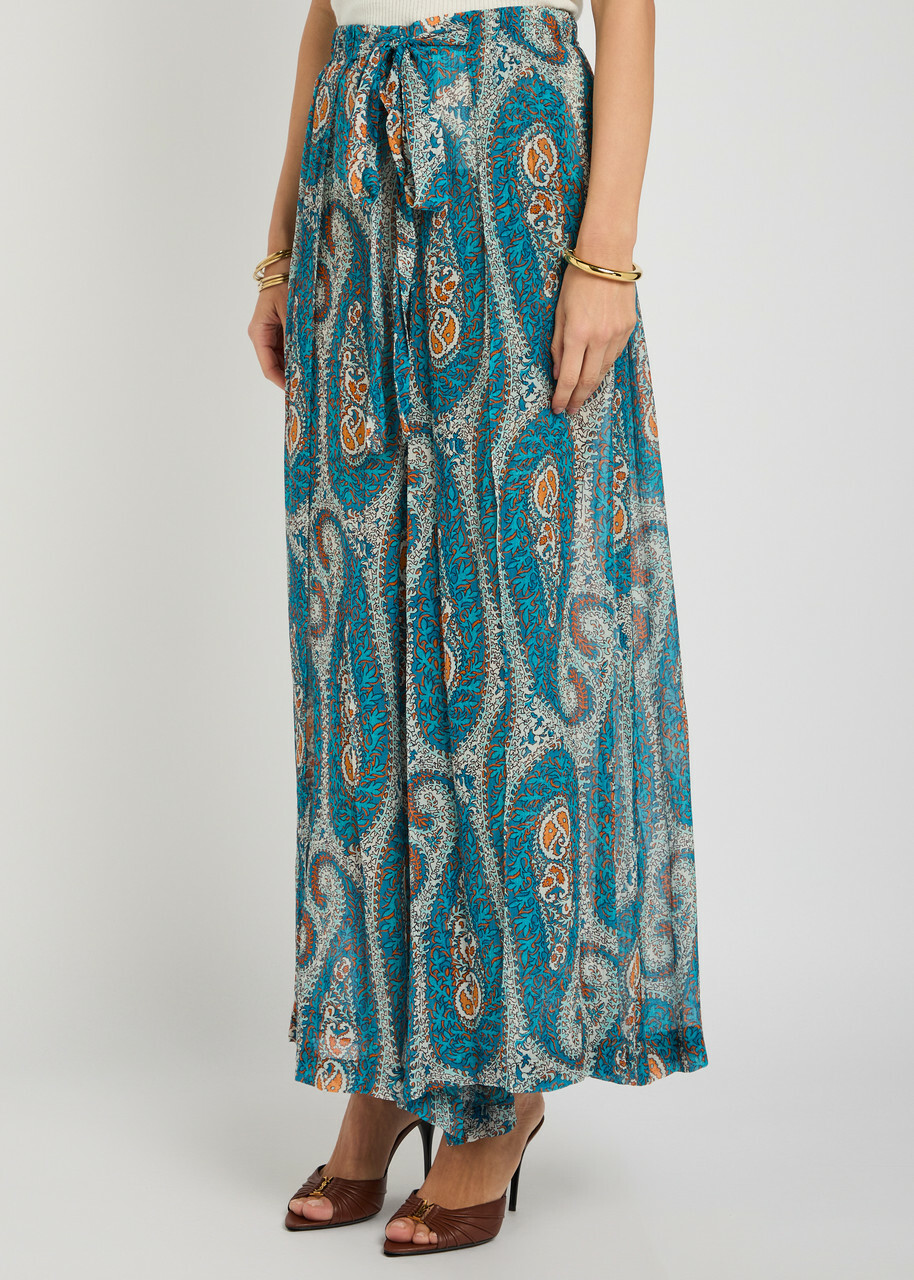 Etro Patterned Wide-leg Trousers No Colour