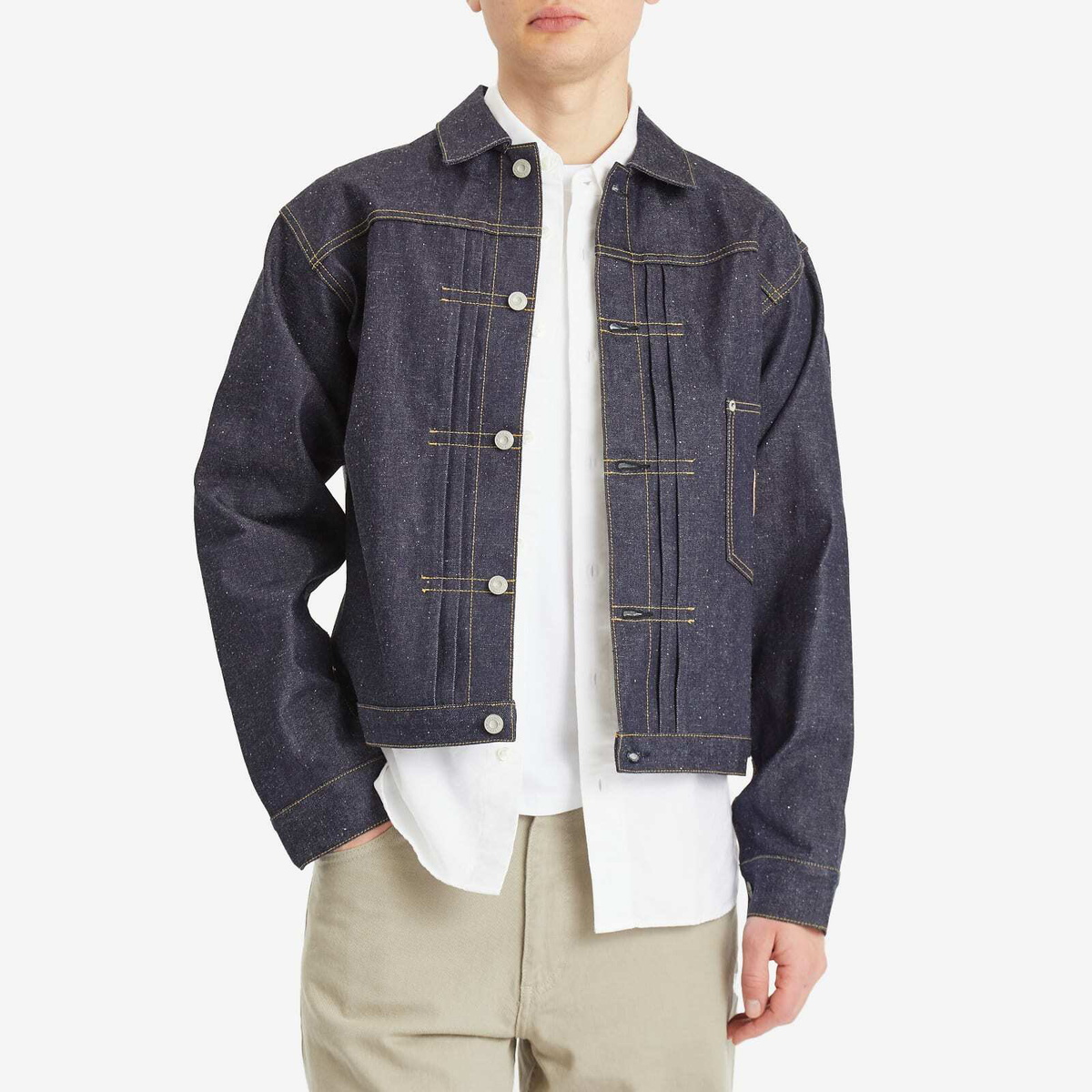 Human Made Men's Denim Past Work Jacket in Indigo Human Made