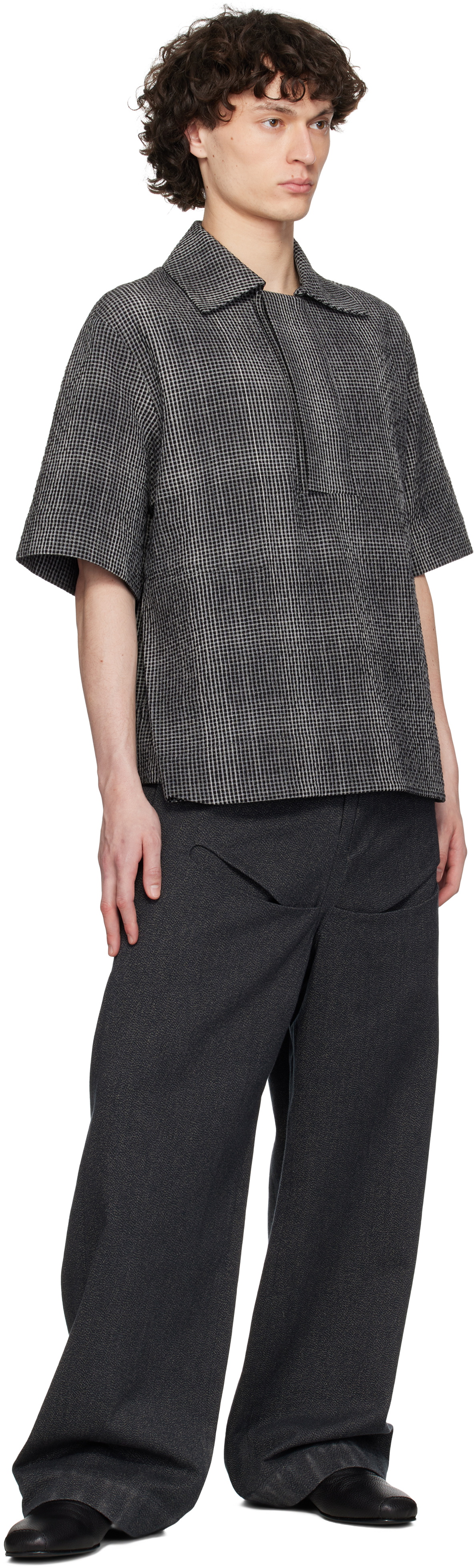 pet-tree-kor SSENSE Exclusive Gray Lucerne Shirt