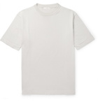 The Row - Roger Silk and Cotton-Blend T-Shirt - Gray