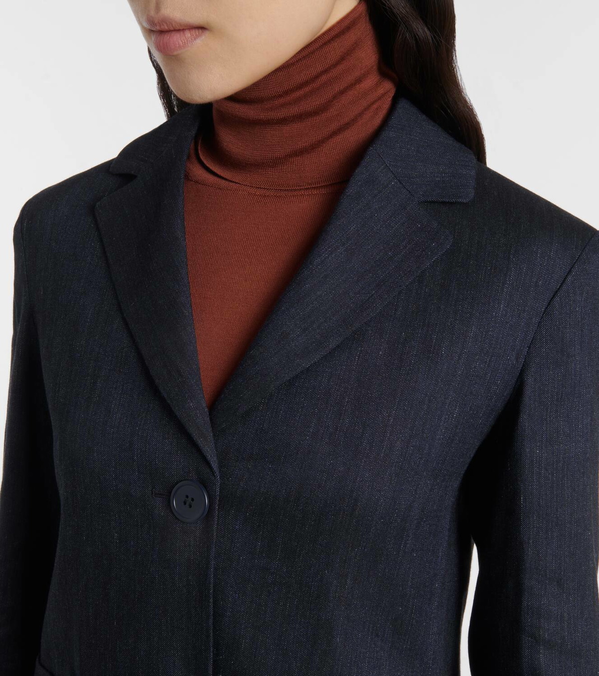 S Max Mara Derna linen-blend twill blazer S Max Mara