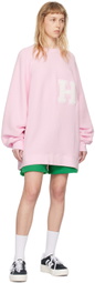 HALFBOY Pink Patch Sweatshirt