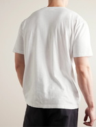 NN07 - Adam 3266 Slub Linen and Cotton-Blend Jersey T-Shirt - White