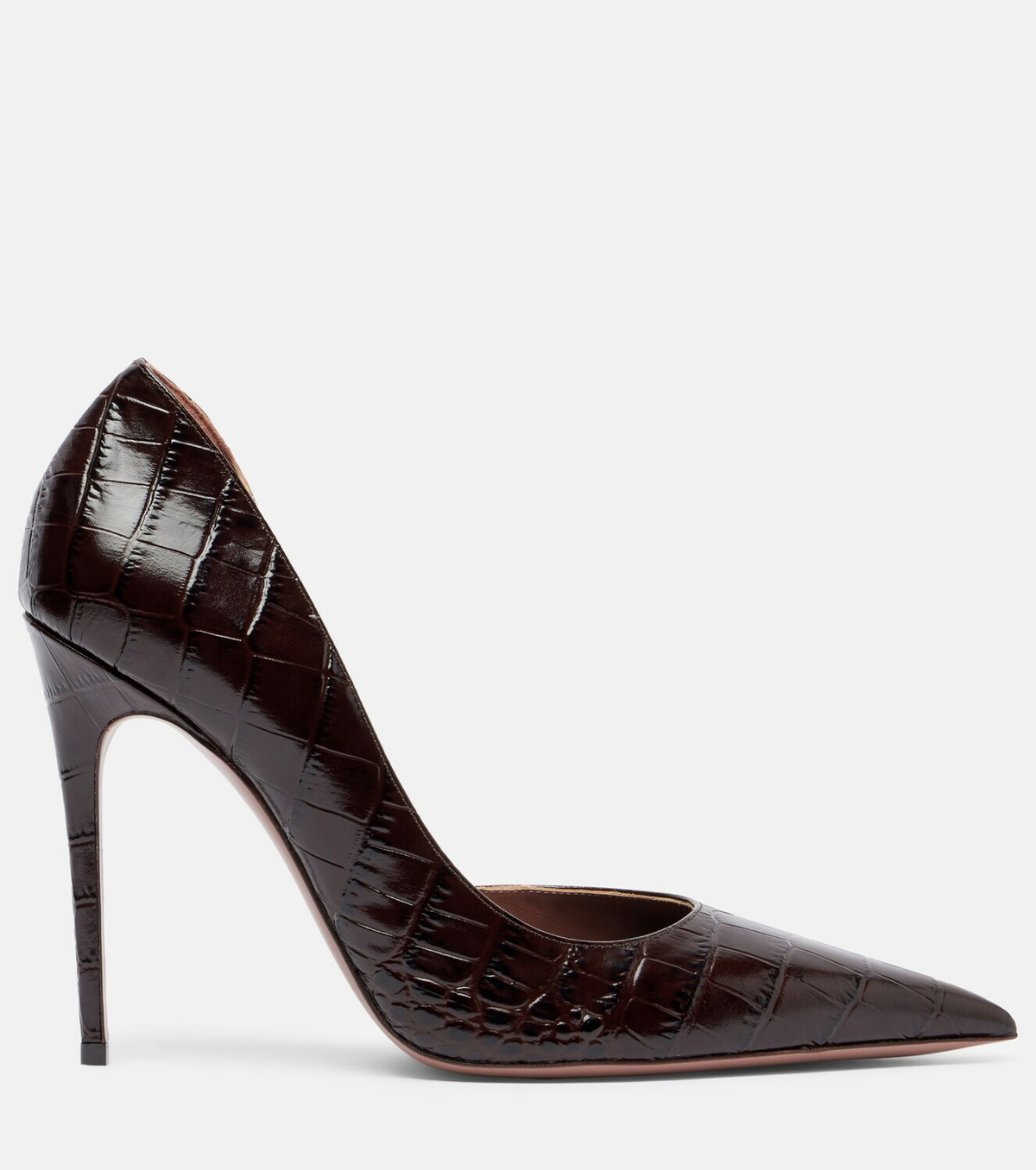 Paris Texas Vera croc-effect leather pumps