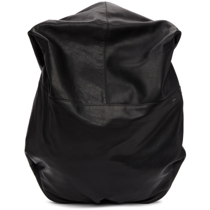 Photo: Cote and Ciel Black Leather Nile Backpack
