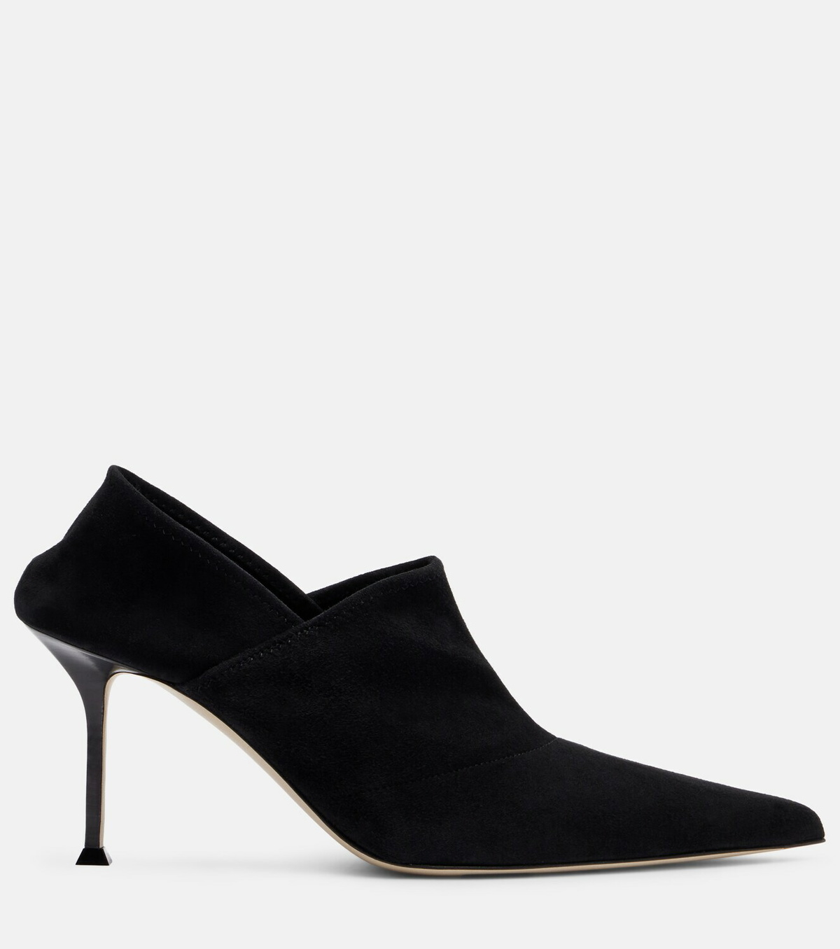 Christen Helix 75 suede pumps