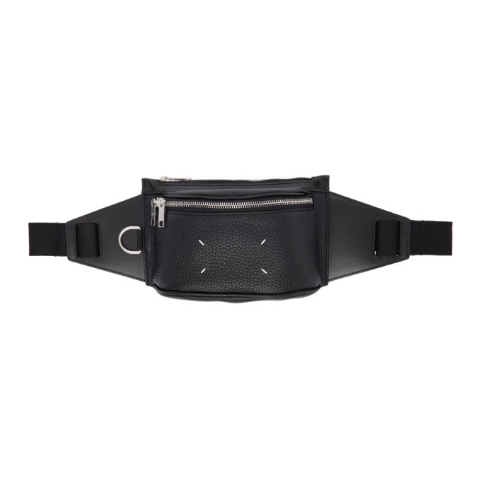 Photo: Maison Margiela Black Small 4 Stitch Belt Bag