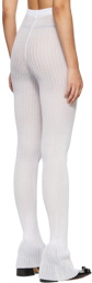 A. ROEGE HOVE White Cotton & Nylon Leggings