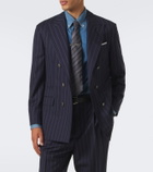 Brunello Cucinelli Chalk stripe virgin wool suit