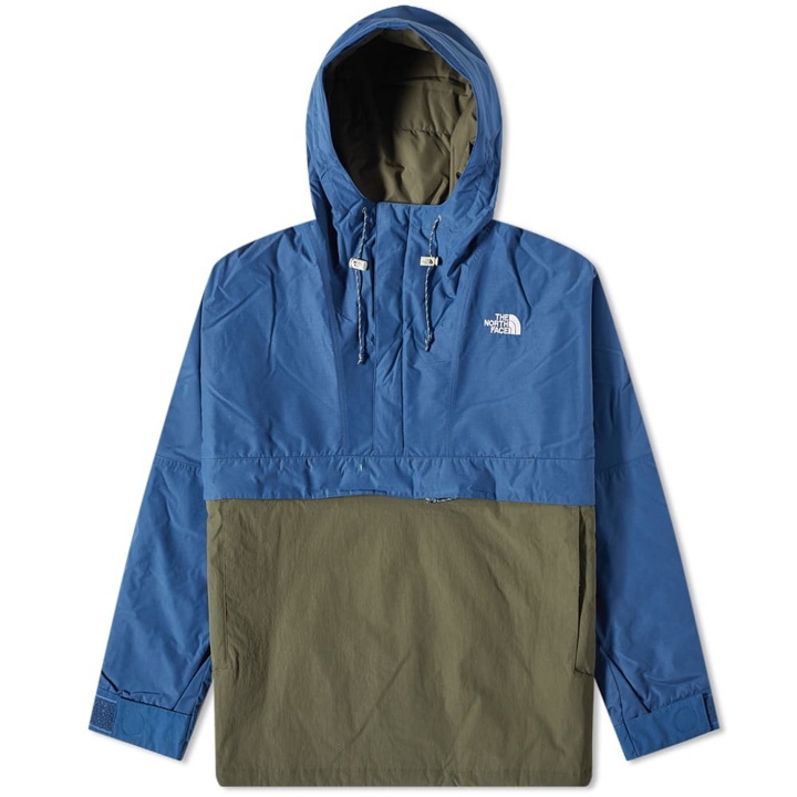 Photo: The North Face Men's 78 Low-Fi Hi-Tek Wind Jammer in Shady Blue/New Taupe Green