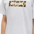 F.C. Real Bristol Men's FC Real Bristol Box Logo T-Shirt in Grey
