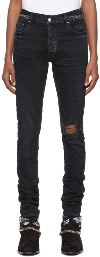 Photo: AMIRI Black Playboy Edition Laser Jeans