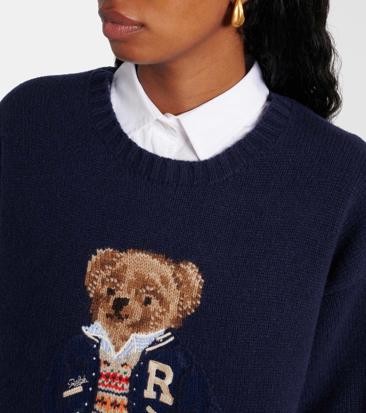 Polo Ralph Lauren Polo Bear wool and cashmere sweater dress