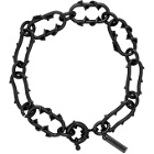 Dsquared2 Gunmetal Roses Chain Bracelet