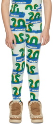 Mini Rodini Kids Blue Loch Ness Leggings