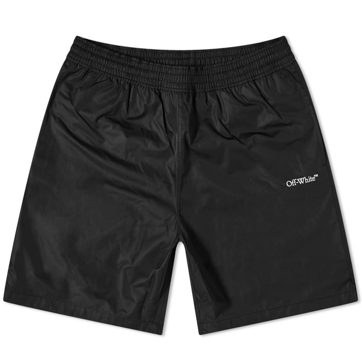 Photo: Off-White Men's Arrow Swim Shorts in Black/White