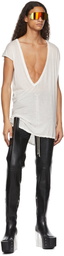 Rick Owens Black Thigh High Waders