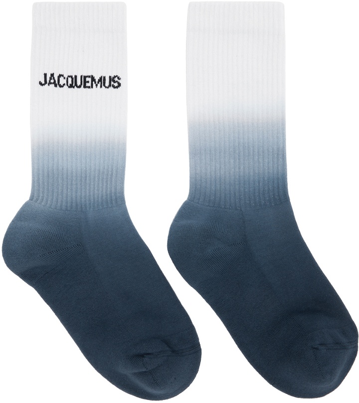 Photo: Jacquemus Navy Le Papier 'Les Chaussettes Moisson' Socks