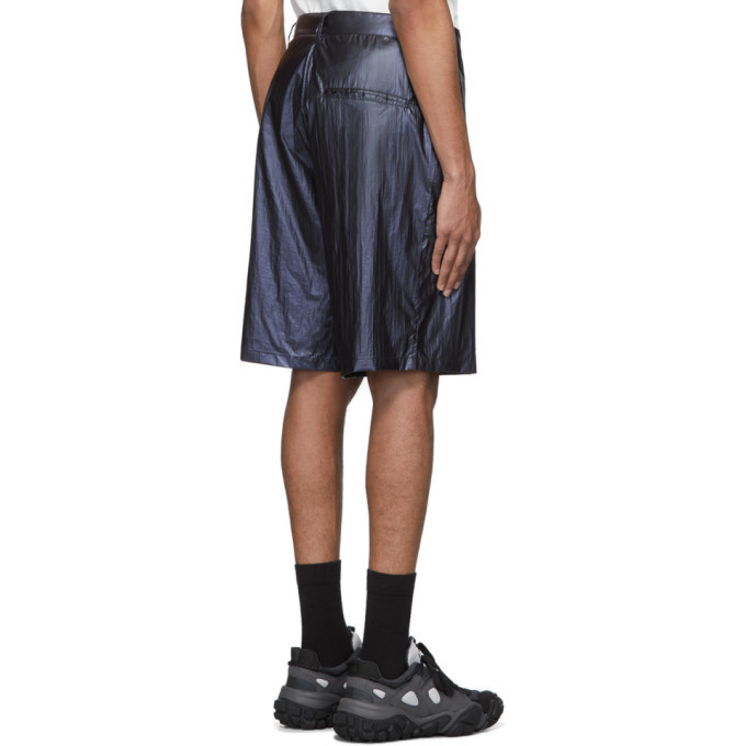 Robert Geller Blue The Shiny Shorts