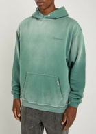 Represent Owners' Club Hooded Cotton Sweatshirt Green