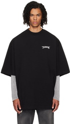 032c Black Nerve Shatter T-Shirt