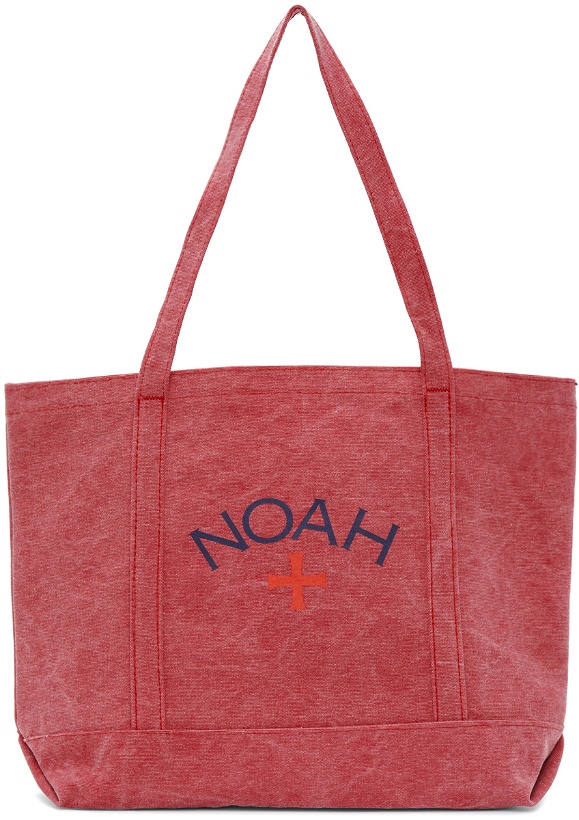 Photo: Noah Red Recycled Canvas Core Logo Tote