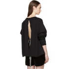 Facetasm Black Long Sleeve Underwire T-Shirt
