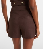 Veronica Beard Haina linen-blend twill shorts