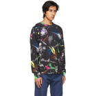 Moschino Black Galaxy Sweatshirt