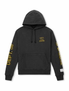 Gallery Dept. - Logo-Print Cotton-Jersey Hoodie - Black