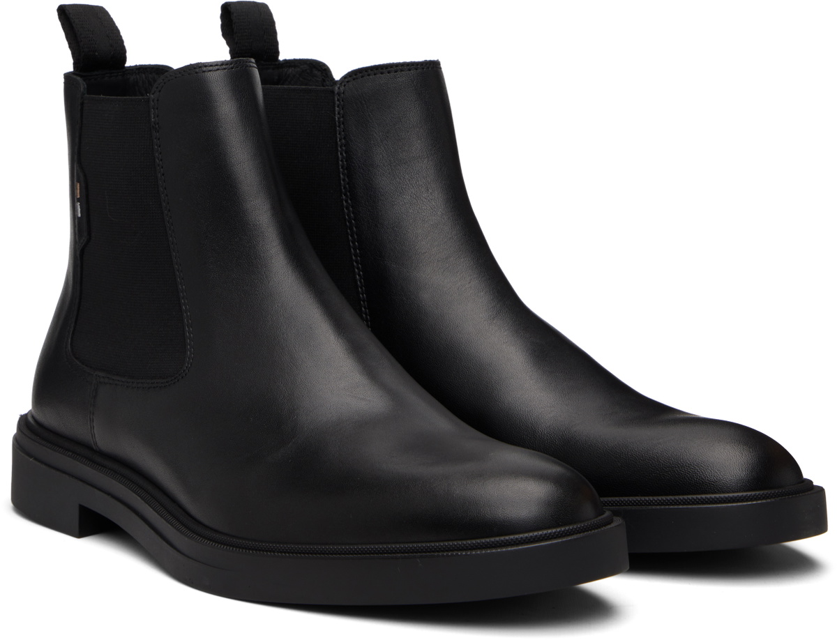 BOSS Black Nappa Leather Chelsea Boots
