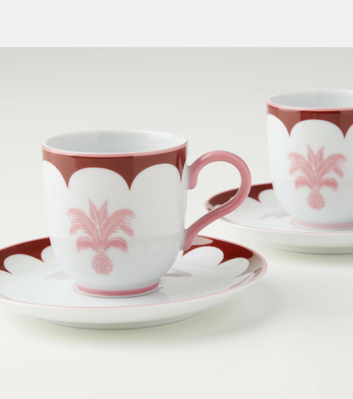 Aquazzura Casa Jaipur set of 2 espresso cups and saucers
