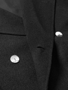 Jil Sander - Double-Breasted Belted Double-Faced Cashmere Coat - Black