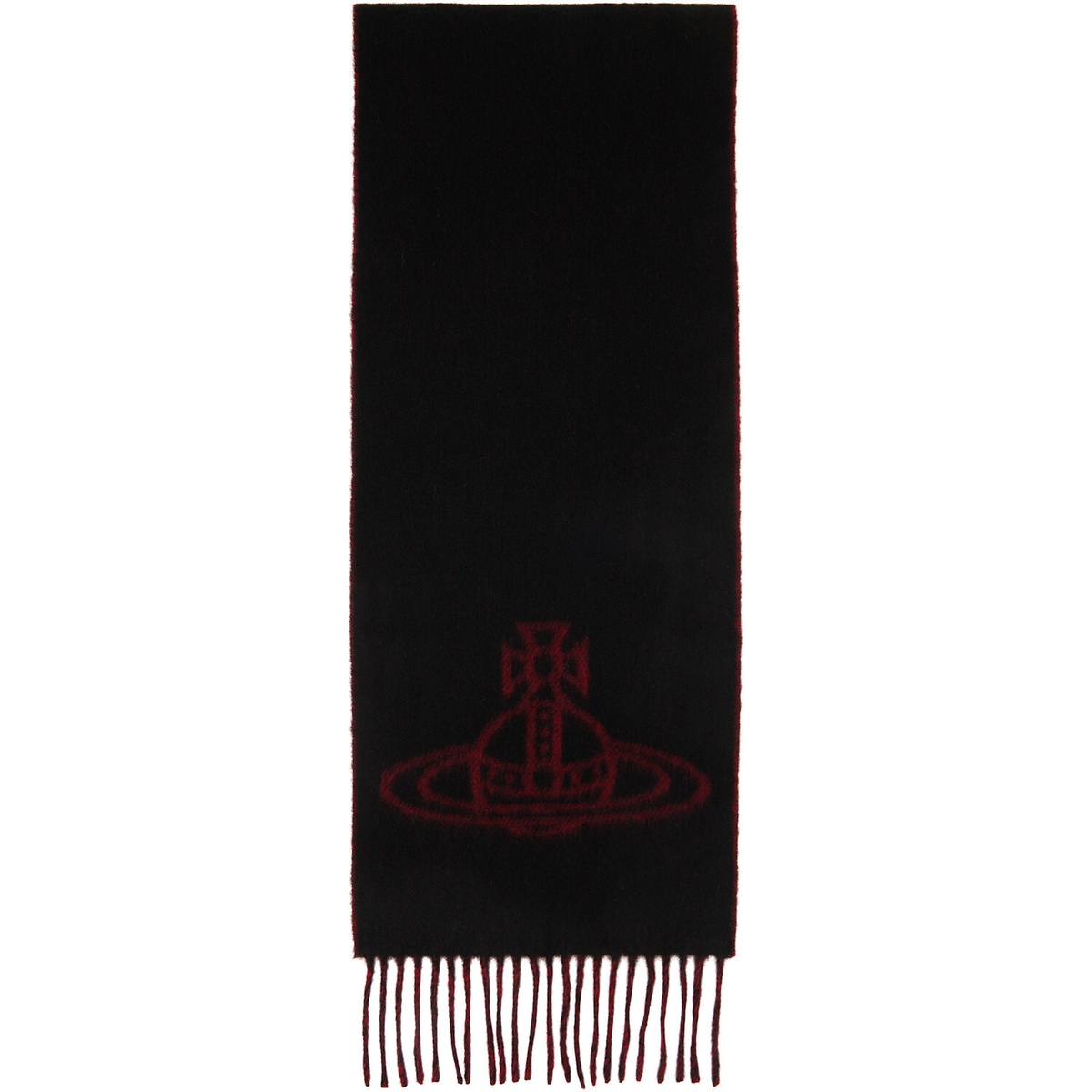 Vivienne Westwood Black & Red Double Face Scarf