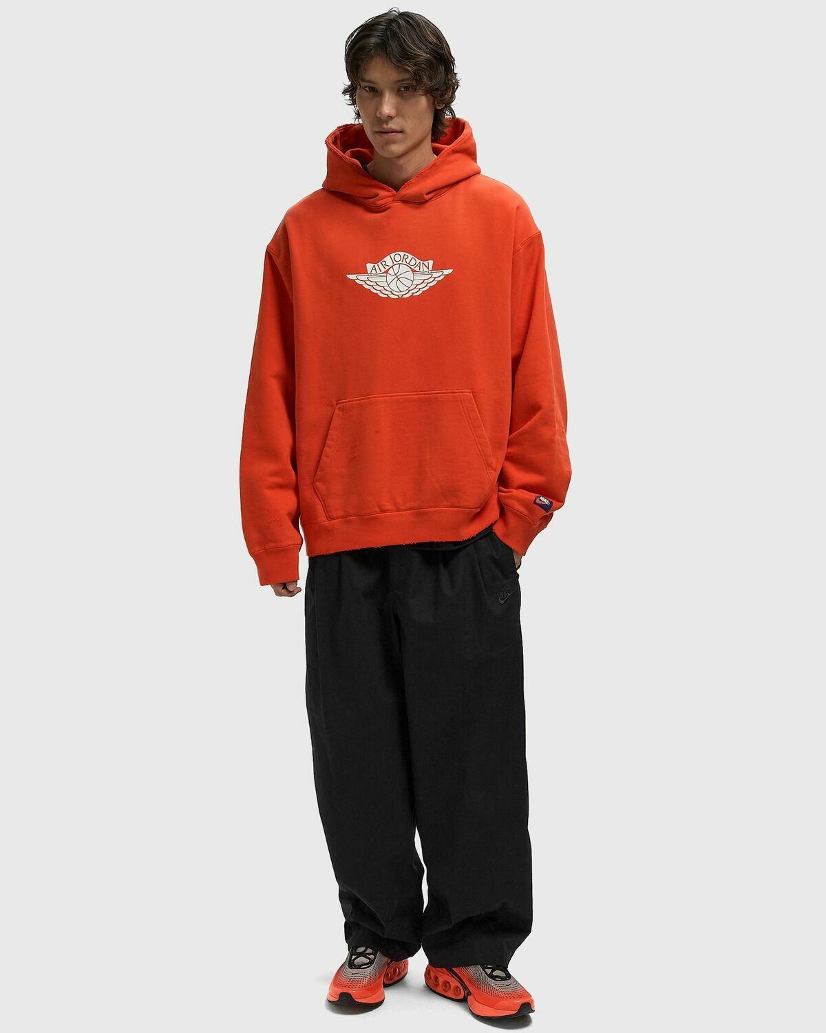 Jordan Air Jordan Rare Air Fleerce PO Hoodie Red Mens Hoody
