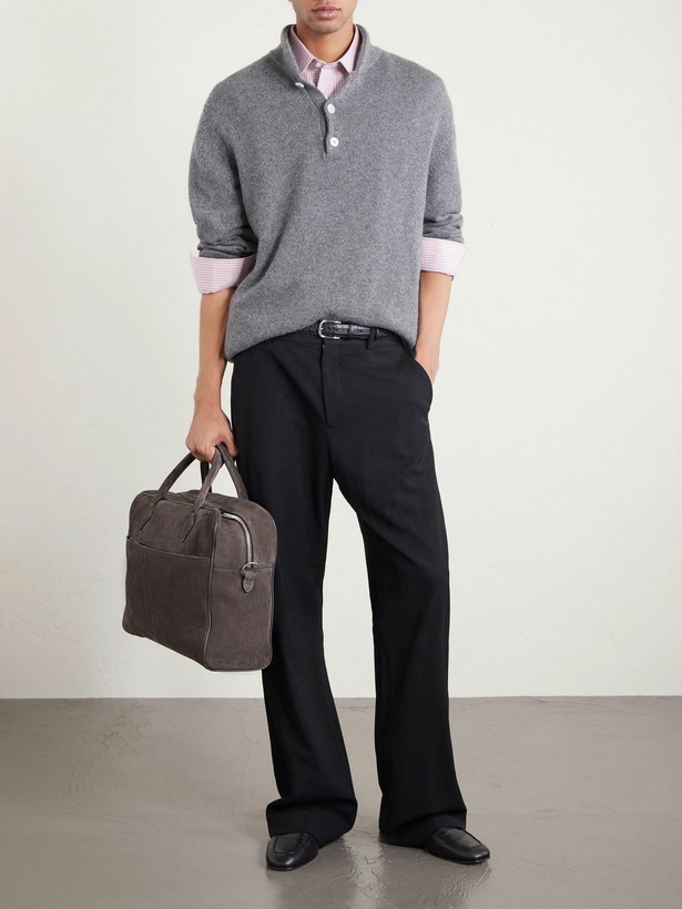 Photo: Métier - Closer Suede Weekend Bag