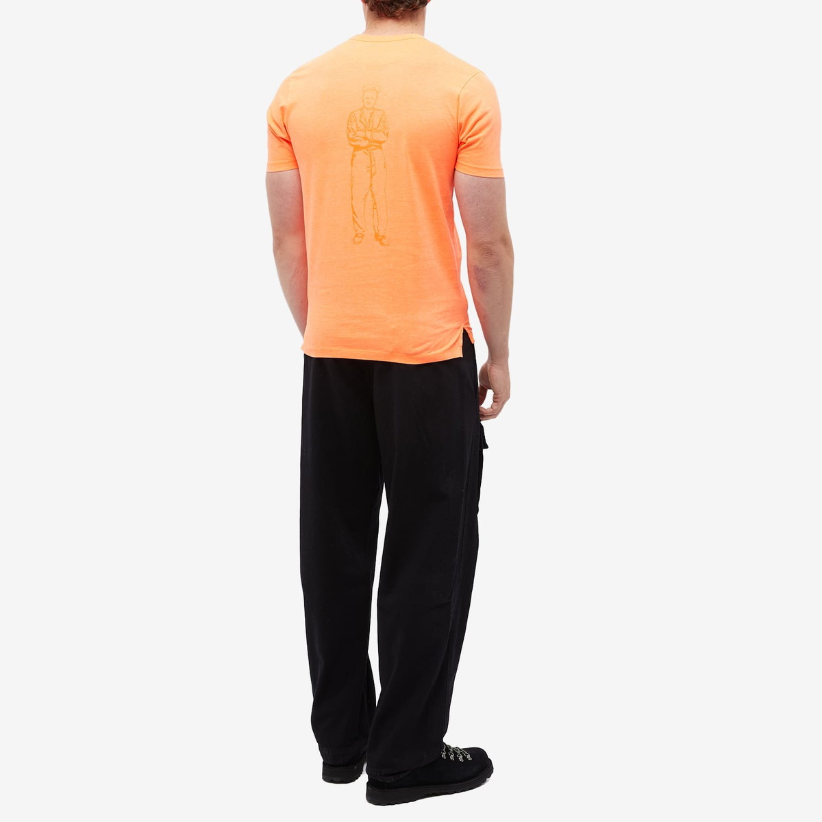 END. x C.P. Company 'Adapt' Plated Fluo Jersey T-shirt in
