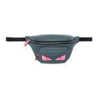 Fendi Grey and Pink Bag Bugs Belt Bag