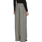 Loewe Black and White Houndstooth Pleated Trousers