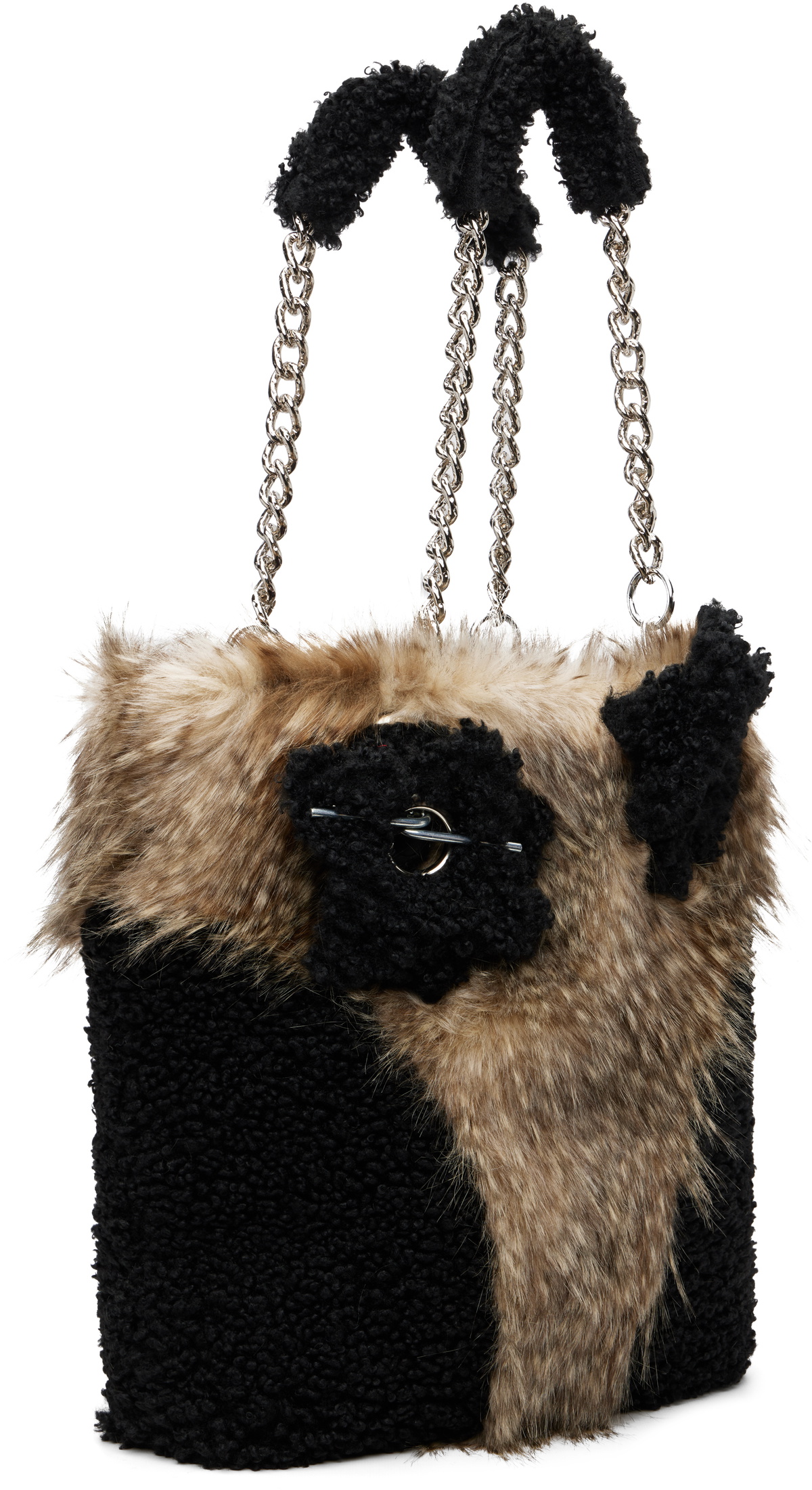 Chopova Lowena Multicolor Fleece Tote