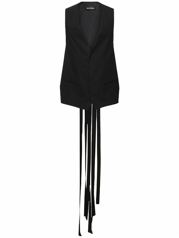 Photo: ANN DEMEULEMEESTER Ludwig Cotton Belted Waistcoat
