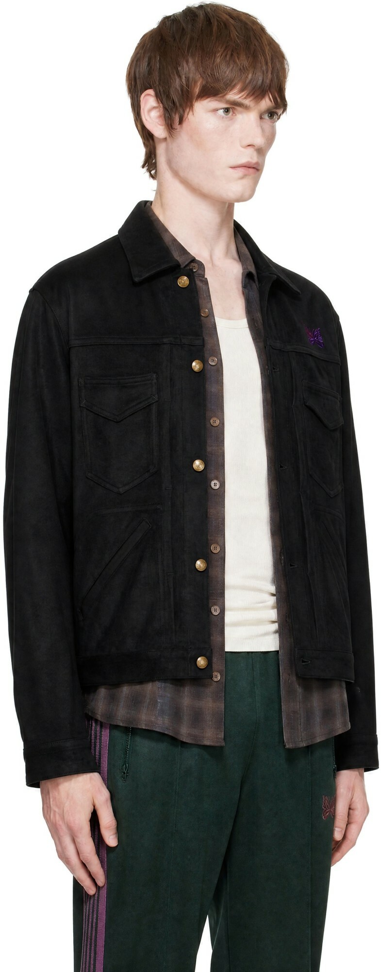 NEEDLES Black Penny Jean Jacket