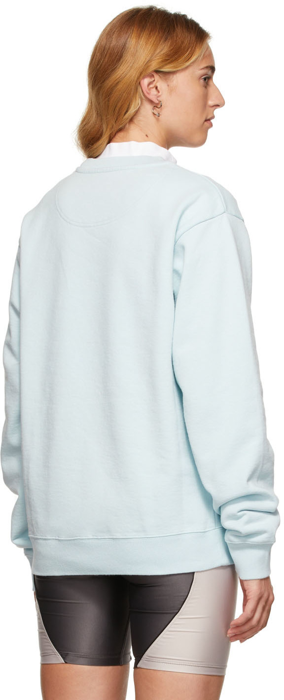 Martine Rose Blue Googly Eyes Sweatshirt